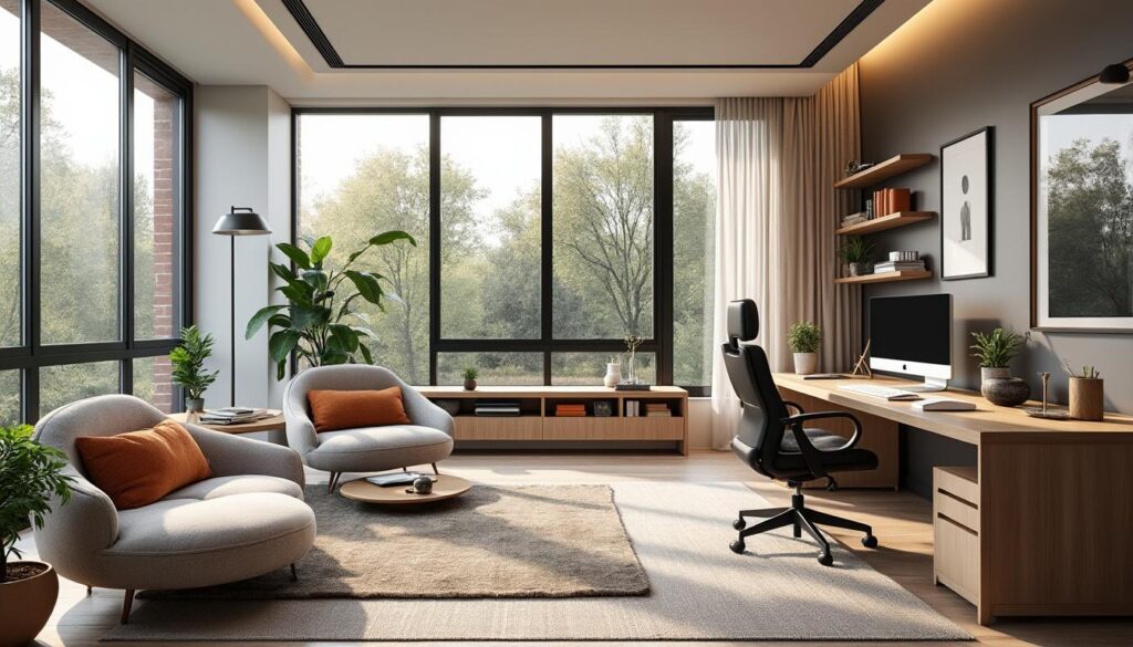 transformez votre espace de vie en un bureau idéal pour le télétravail tout en préservant votre confort. découvrez des astuces d'aménagement et de décoration pour allier efficacité professionnelle et bien-être à domicile.