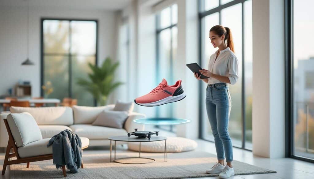 découvrez comment la réalité augmentée transforme l'expérience d'achat sur les applications e-commerce en offrant une immersion interactive et personnalisée.