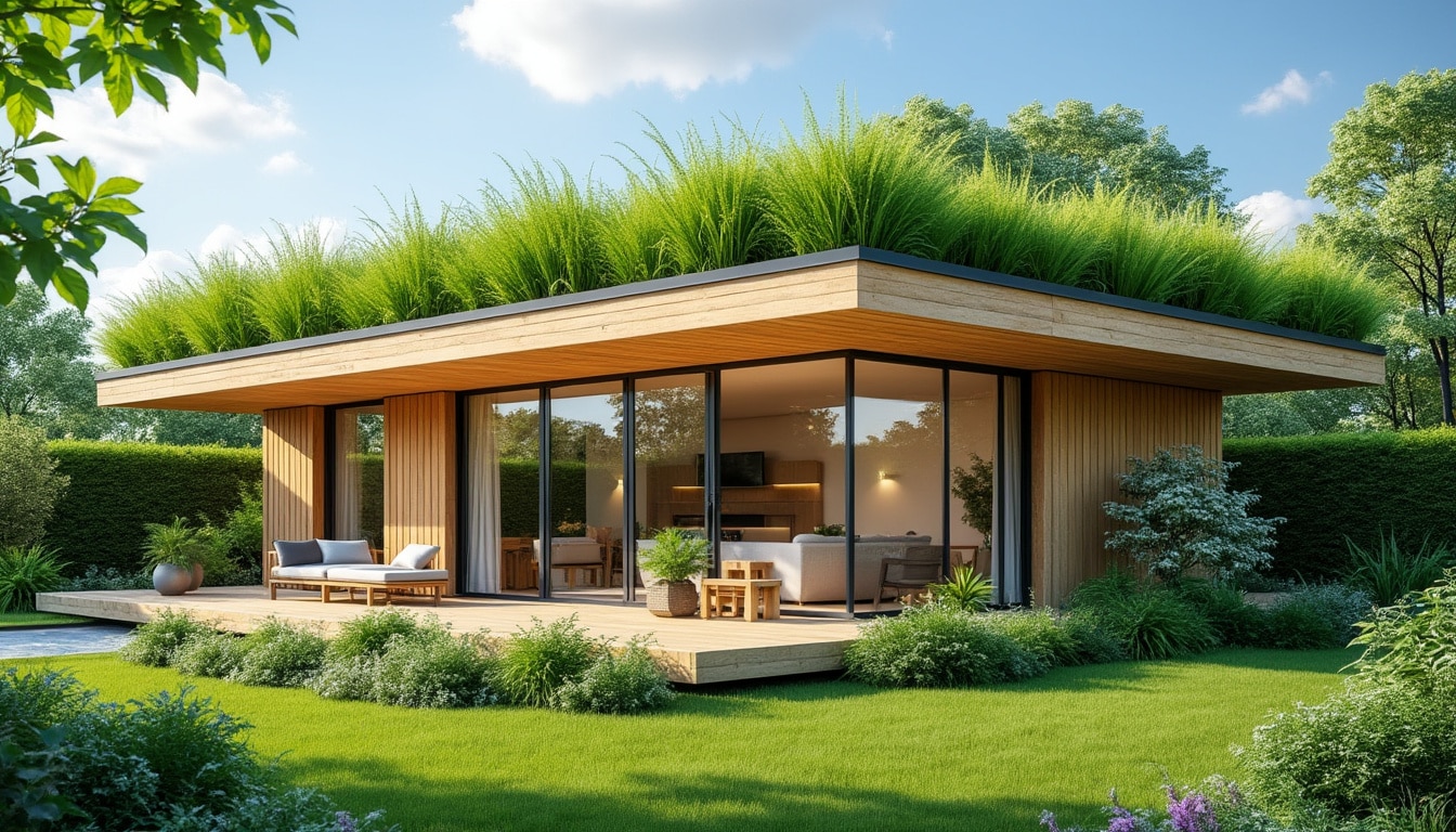 découvrez comment la toiture végétalisée aide à rafraîchir naturellement la température intérieure des extensions en bois, alliant écologie et confort thermique.