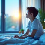 découvrez comment l'exposition matinale à la lumière bleue peut inhiber la sécrétion de mélatonine, influençant ainsi votre rythme circadien et votre qualité de sommeil.