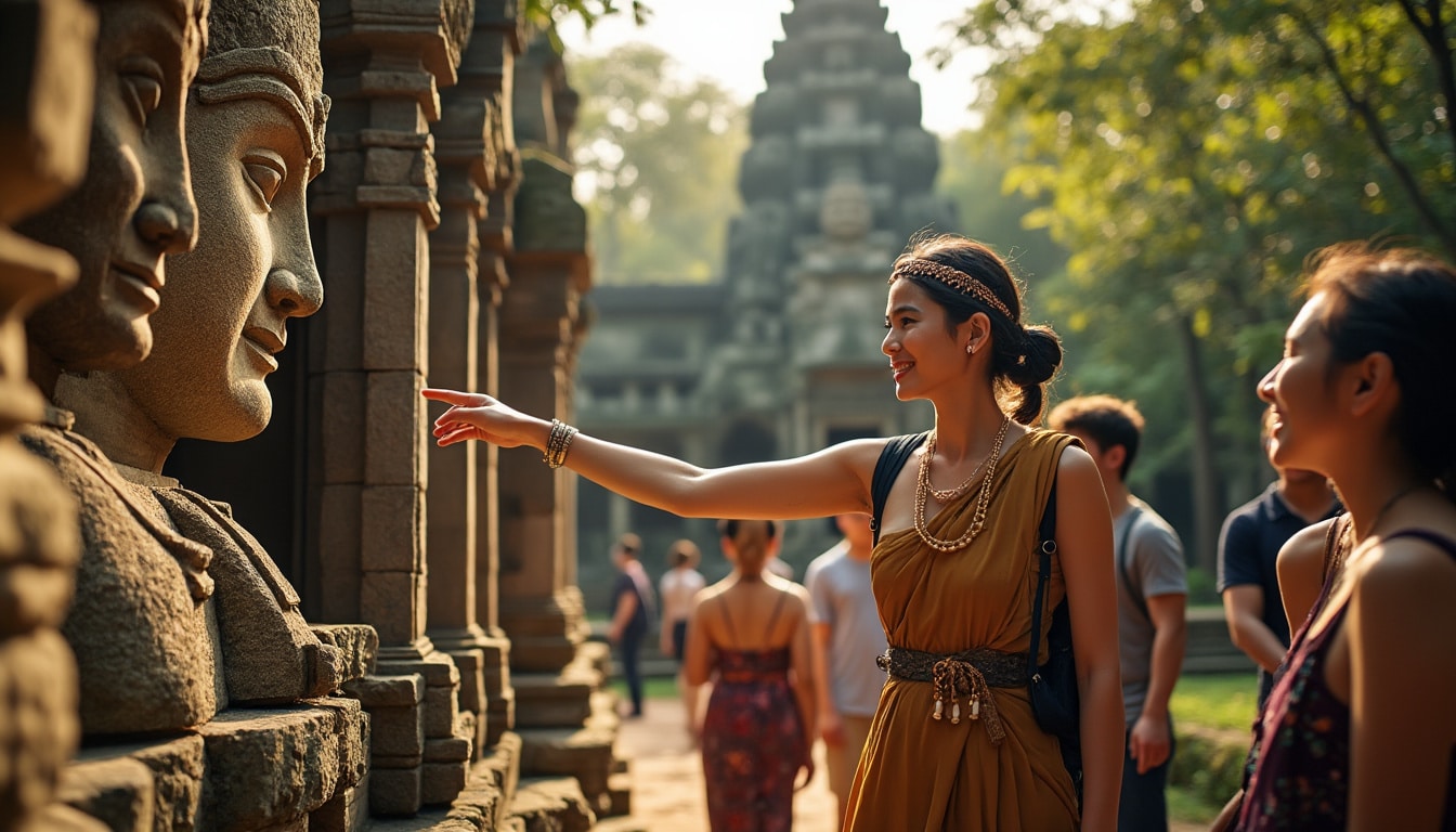 découvrez les temples d'angkor grâce au guide francophone local, votre compagnon idéal pour une exploration authentique et enrichissante de ce site emblématique.